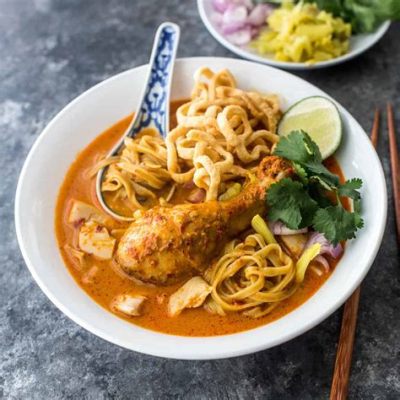  Khao Soi: Uma Sinfonia Picante de Macarrão e Caril em Chiang Mai!